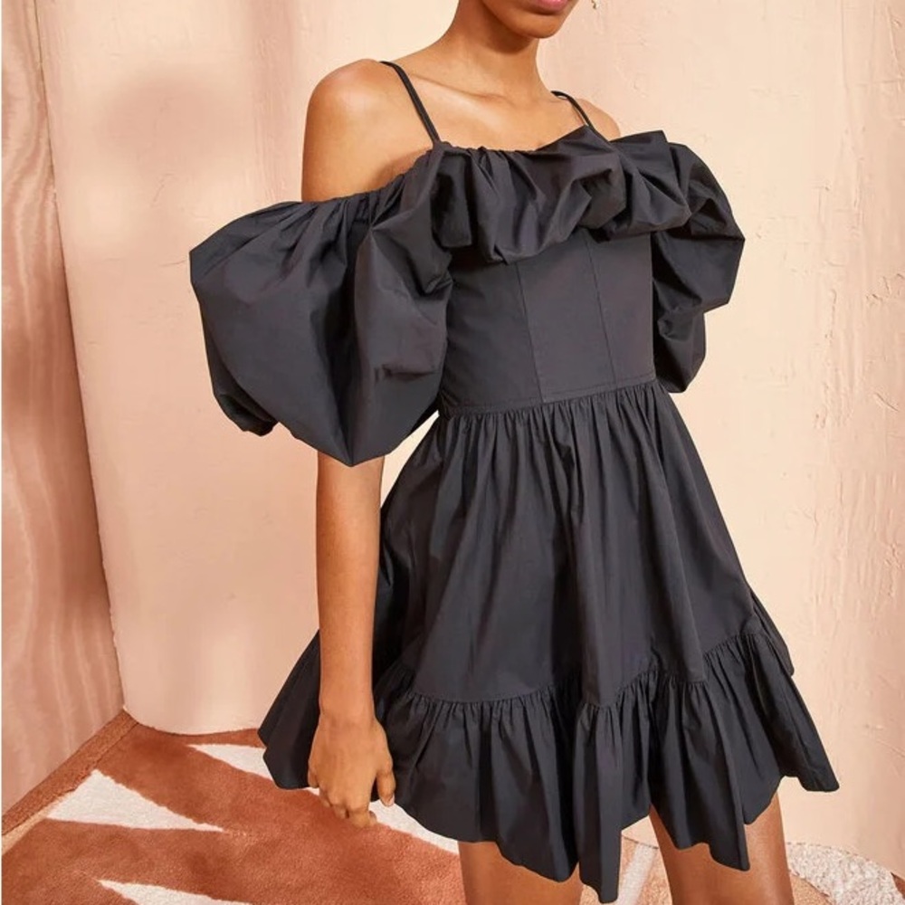 Ulla Johnson bubble black dress